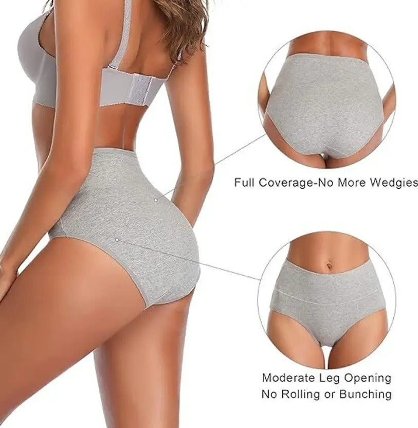 Women's Panties Fashion Solid color middle waist Briefs