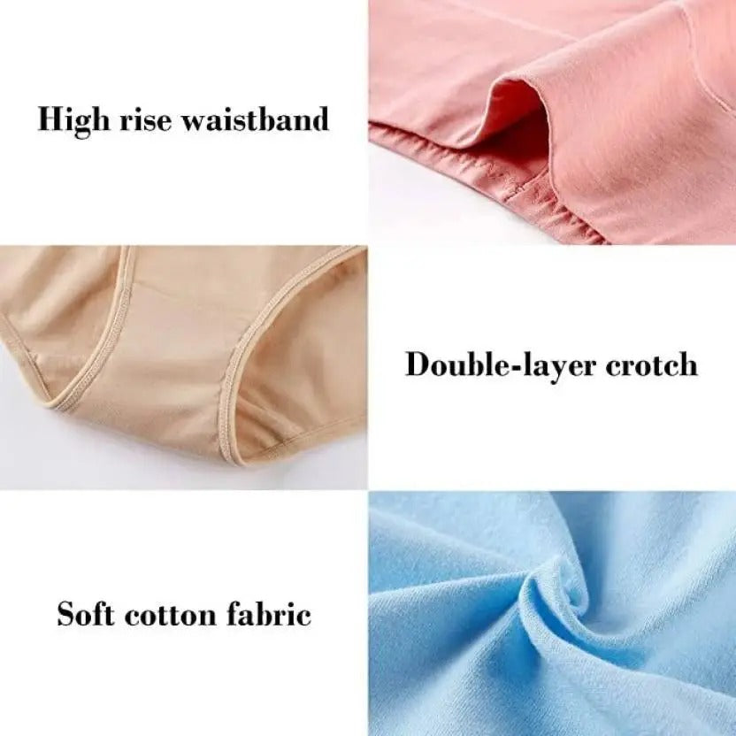 Women's Panties Fashion Solid color middle waist Briefs