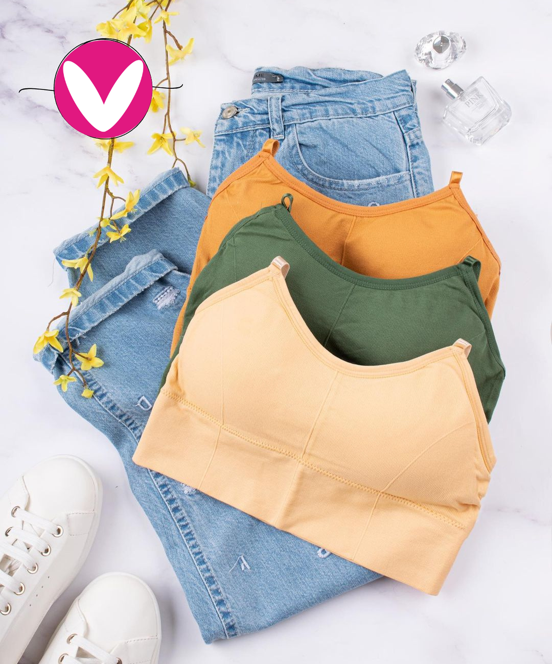 646 Top Multicolor Bra