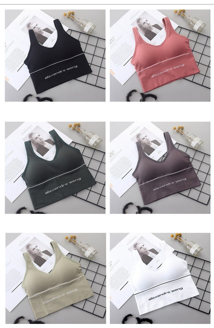 Women's fashion Strappy Seamless Low Impact Workout Sports Bra