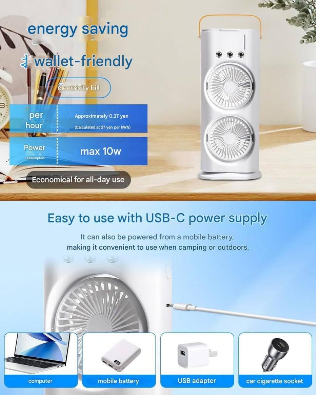 Portable mini Air cooler