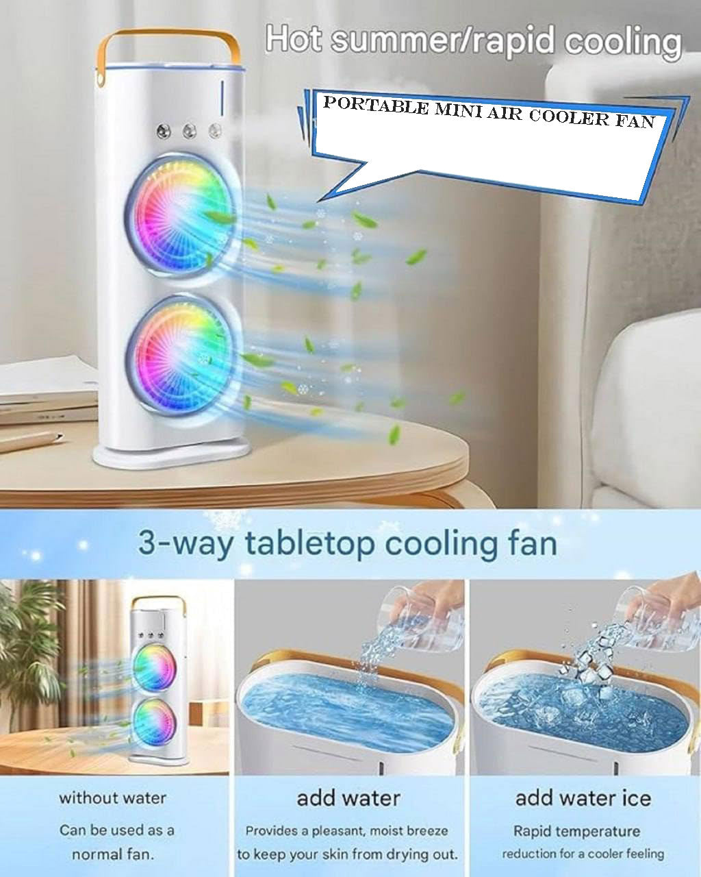 Portable mini Air cooler