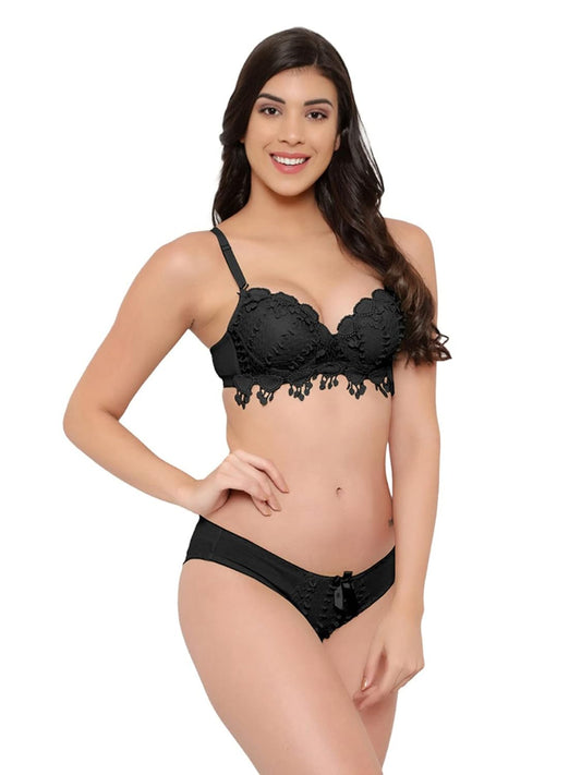 Lace Fabric Bra briefs set for women, cotton bra and panty set for women