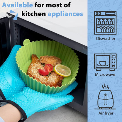 6 Pic Air Fryer Silicon Tray