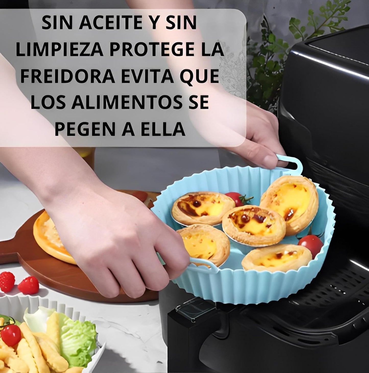 6 Pic Air Fryer Silicon Tray