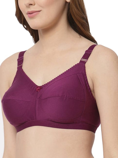 Pure cotton bra full coverage Non padded bra