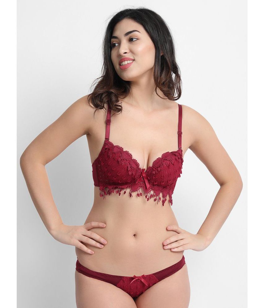 Lace Fabric Bra briefs set for women, cotton bra and panty set for women