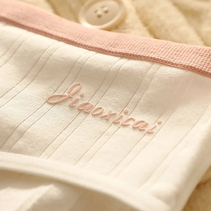 Women's simple mid-rise cotton panties