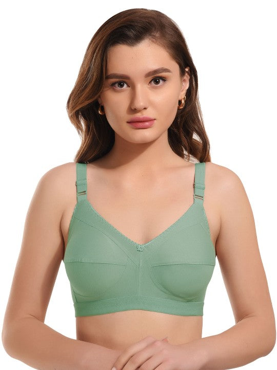 Pure cotton bra full coverage Non padded bra