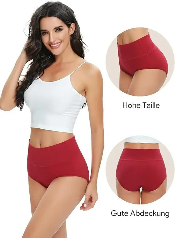 Women's Panties Fashion Solid color middle waist Briefs