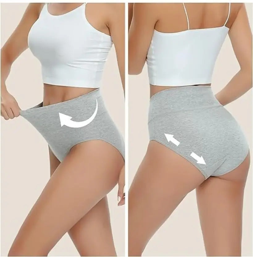 Women's Panties Fashion Solid color middle waist Briefs